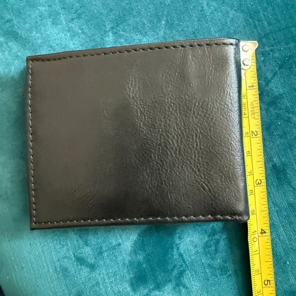 Levis‎ Mens RFID Blocking Bifold Wallet Black Coated Leather 31LV130033